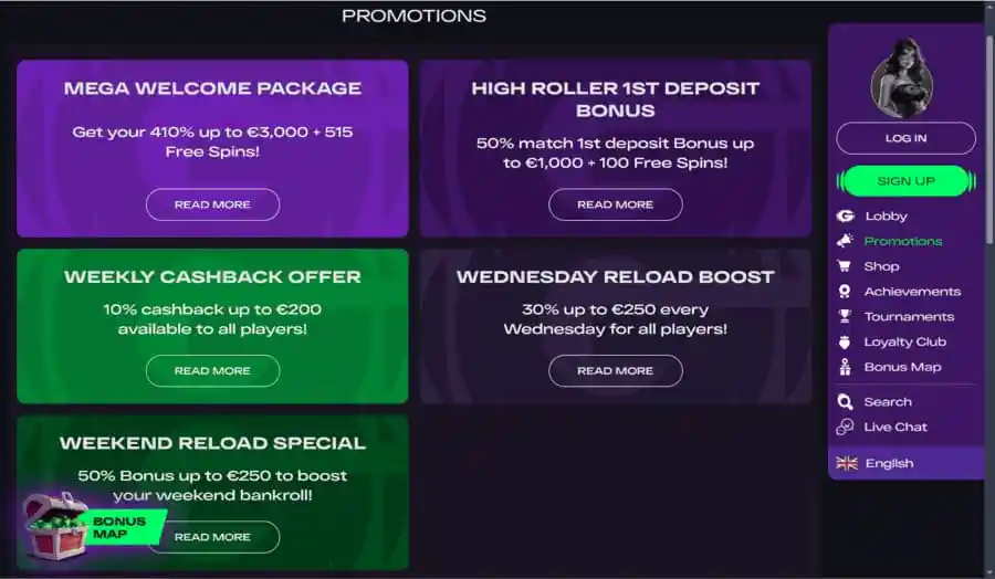 glitchspin casino bonus